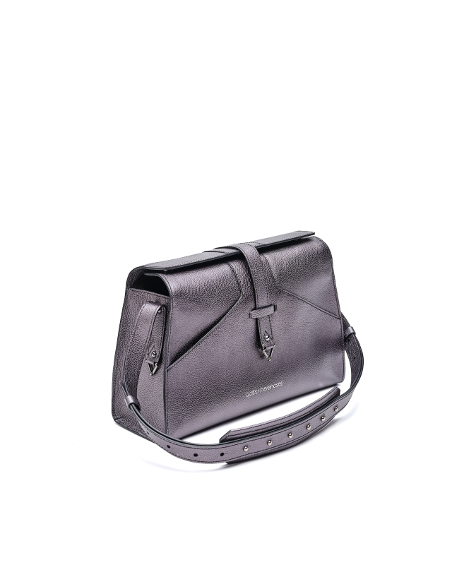 Y Elegant Leather Handbag Anthracite