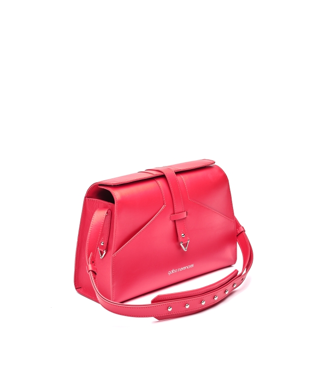 Y Elegant Leather Handbag Red