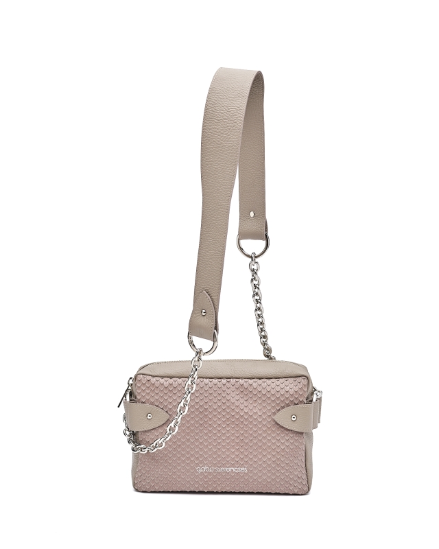 Basic Elegant Women’s Leather Bag Mud