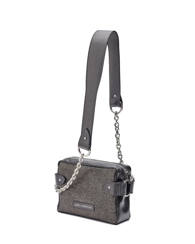 Basic Elegant Women’s Leather Bag Black