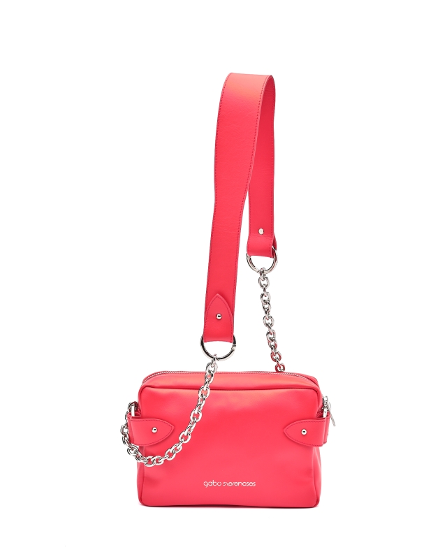 Basic Elegant Women’s Leather Bag Chili red