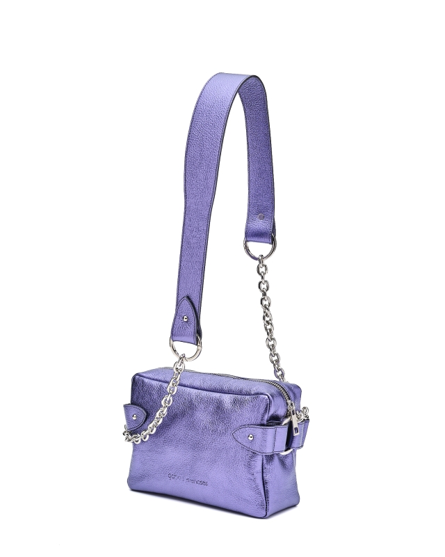 Basic Elegant Women’s Leather Bag Indigo Blue