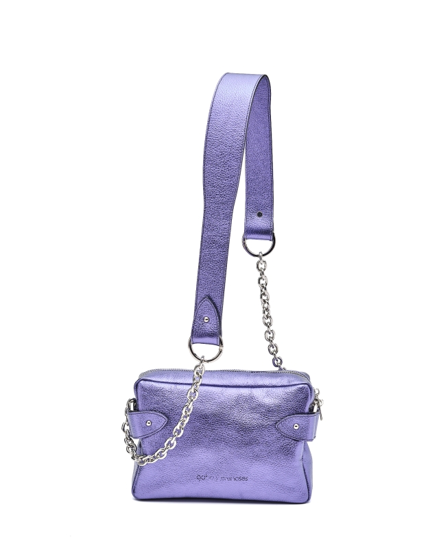 Basic Elegant Women’s Leather Bag Indigo Blue