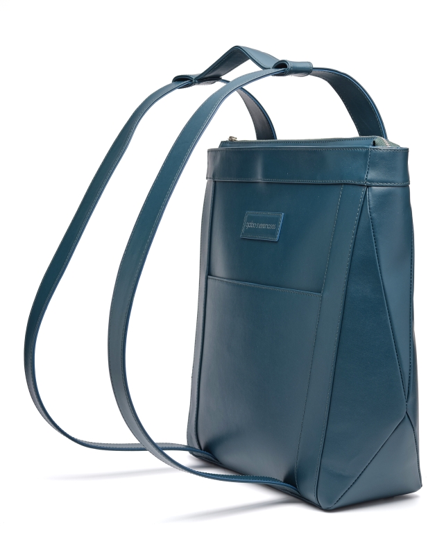 Trapezium 2 in 1 (backpack and shoulder bag) // Dark petrol green