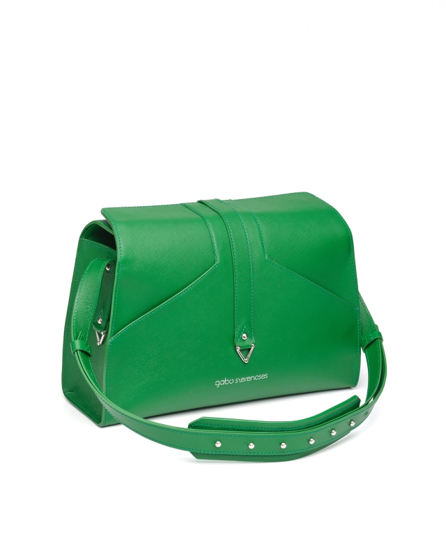 Y Shoulder Bag // Emerald Green